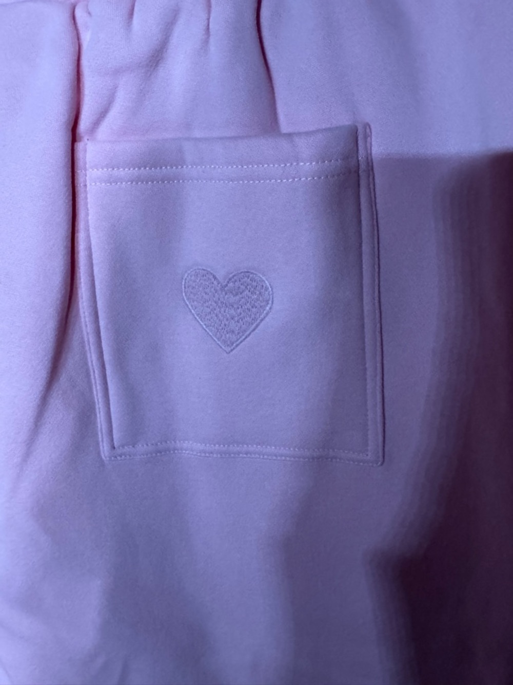 Women's Pink Wide-Leg Cozy Sweatpants - Picture 7 of 8